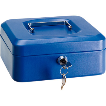 CAJA CAUDAL LLAVE+BAND.200X160X90 AZUL