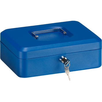 CAJA CAUDAL LLAVE+BAND.250X115X90 AZUL