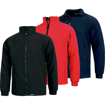 CHAQUETA WORKSHELL S9100 NEGRO T-XL