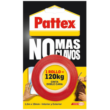 PATTEX NO+CLAVOS 12CINTA D.CARA1403701