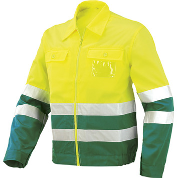 CAZADORA A.V.VERDE/AMARILLO 8546AV T-XXL