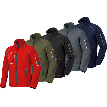 CAZADORA SOFTSHELL JUST AZUL 4515N T-L