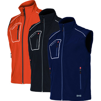 CHALECO SOFTSHELL SNAPPY NGR 4509 T-XXL