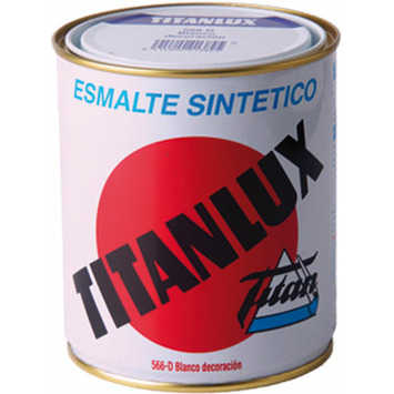 PINTURA ESMALTE TITANLUX BCO.EXT.750ML