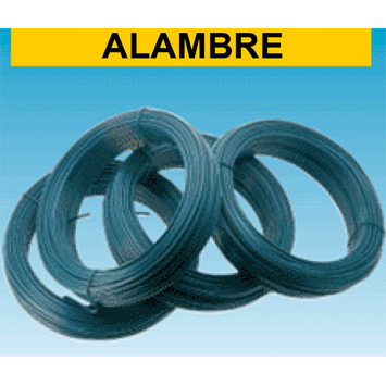 ALAMBRE PLASTIFICADO VERDE Ø4,00 25KG