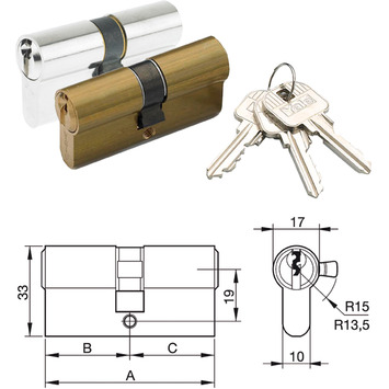 CILINDRO YL5 Y53030LTLC 30X30