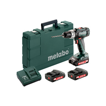 ATORNILLADOR SB18L + 3 baterias (2Ah) METABO