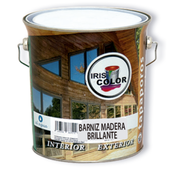 Barniz Acrílico Madera Incoloro Brillante (750ml) IRIS