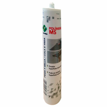 SELLADOR-ADHESIVO POLIMERO MS-35 PLUS blanco PU (cartucho 300ml) ALCONGAL