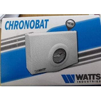 Cronotermostato ambiente CHRONOBAT DAILY c/ bateria Ref.PO6090 WATTS