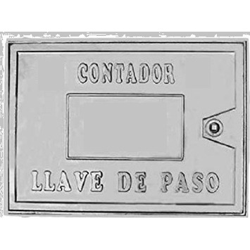 PUERTA CONTADOR AGUA 30x40 + LLAVE ODEM