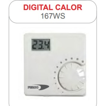 TERMOSTATO DIGITAL CALOR Ref 176WS FERCO