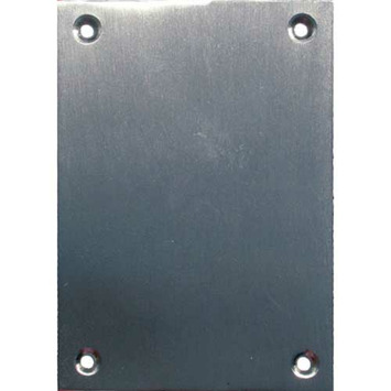 PLACA NIQUEL SATINADO LATON CIEGA 100x70mm ref. 97806 MICEL