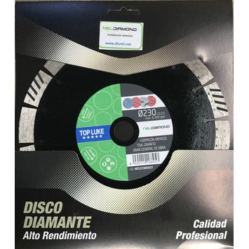 Discos Diamante Cantero TOP LUKE H16 Ø 230mm DISNEL