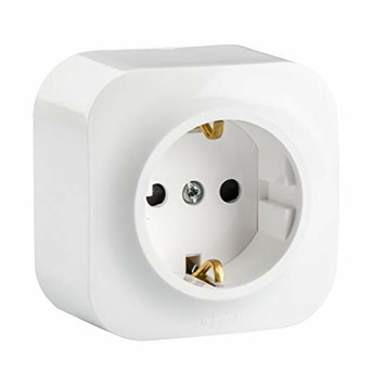 ENCHUFE BASE 2P + T BLANCO FORIX IP21 782420 LEGRAND