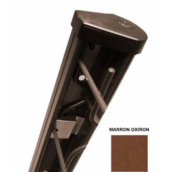 POSTE FAMAQUICK PRE-GALV-PLAST MARRON OXIRON h 1.60m FAMAVI