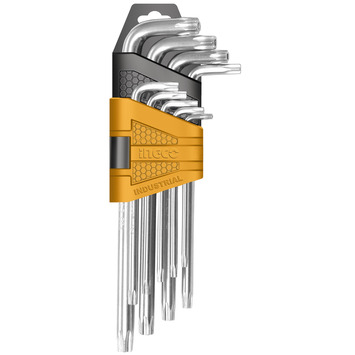 JUEGO LLAVES TORX INGCO HHK13091