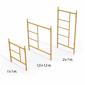 MARCO ANDAMIO ESTANDAR 2.000x1.000mm SANZ