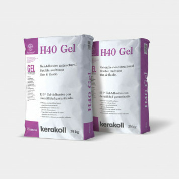 H-40 GEL BLANCO (saco 25kg) Palet 60 sacos KERAKOLL