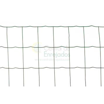 MALLA CERCOPLAST BRICO VERDE 100x75-2.1mm h.1.50m R 25ml CENTRAL ENREJADOS