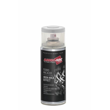 Esmalte efecto forja-hierro micaceo gris antracita 400 ml AMBROSOL