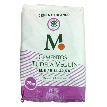 CEMENTO BLANCO TUDELA-VEGUIN 52.5 SACO 25 KG