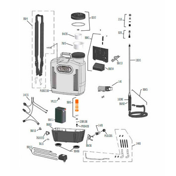 Bomba electrica a membrana para 140MBR (ELECTTROEASY) VOLPI