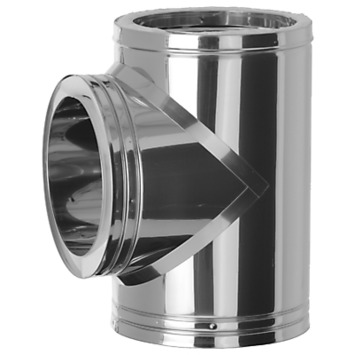 T inox-304 D/PARED Ø 125-90º DINAK