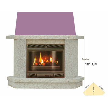 REVEST.CHIMENEA ESQUINA MOD.CH120E LOFRE