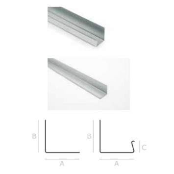 ANGULAR techo continuo 30d 30x30--3000x0.60mm EGAPERFIL