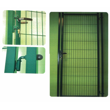 PUERTA BASIC PLAST.VERDE 1.0x2.0Mts c/cerradura FAMAVI