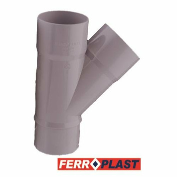 DERIVACION SIMPLE HM Ø 160-45º PVC (INJERTO) FERROPLAST