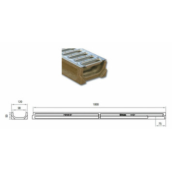 CANAL MINIKIT con Rej. de Ac. Galv. (MINIKIT+GNS100UOA) ULMA