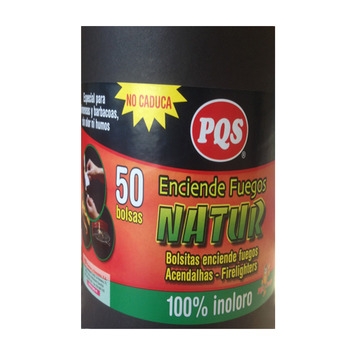 ENCIENDE FUEGO NATURAL BT 50 UDS PQS