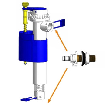 GRIFO CISTERNA ALIMENTACION VH DUAL (inferior-lateral) T469 TECNOAGUA 50769