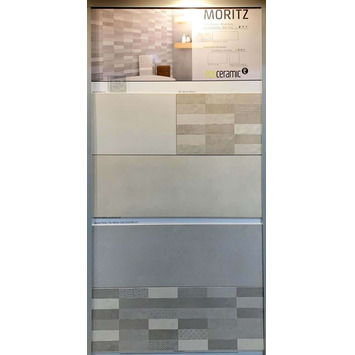 AZULEJO P.B.RECT. DECOR MORITZ 33,3x100 WARM ECOCERAMIC