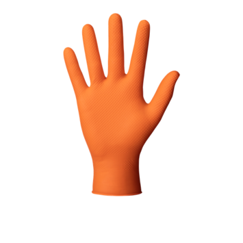 GUANTES GOGRIP naranja de nitrilo t.L Cj=50uds MERCATOR