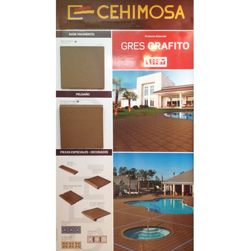 PAV. GRES GRAFITO BASE 30x30 CEHIMOSA