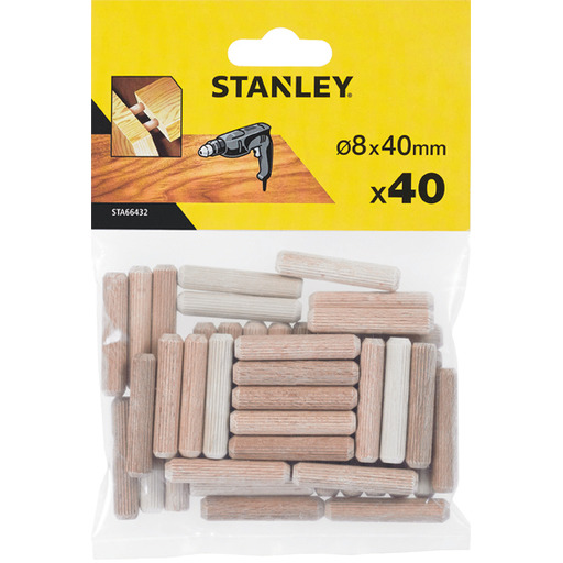 ACC.STA66432QZ 40 ESPIGAS MADERA Ø08X040