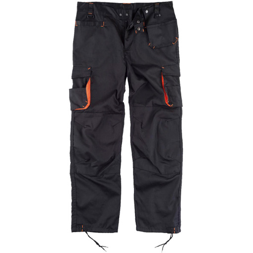 PANTALON MULTIB.WF1619 NGR/NARANJA T-40