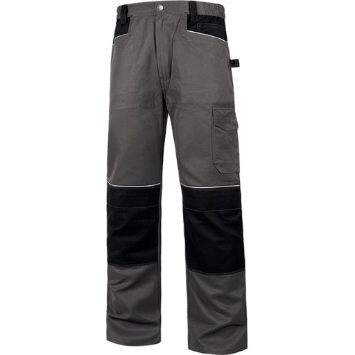 PANTALON WF1052 GRIS OSCURO/NEGRO T-S