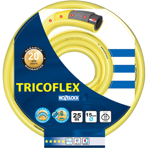 MANG.TRICOFLEX 051546/19MM AMAR.R/50M