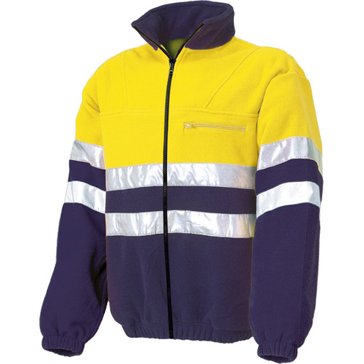 FORRO POLAR 4061 A.V.T-S AZUL/AMARILLO