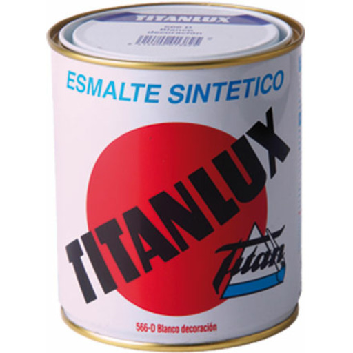 PINTURA ESMALTE TITANLUX BCO.EXT.750ML