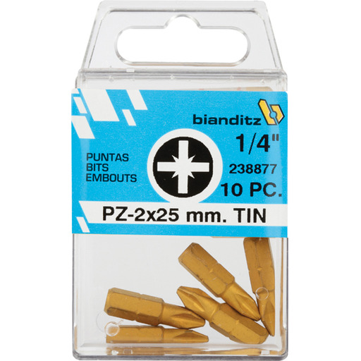 BLISTER 05PUN.DES.238777 PZ2X25 1/4" TIN