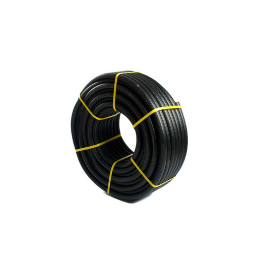 TUBO CORRUGADO FORRADO D/C PVC Ø 40 NEGRO (electricidad) macarron R.25ml