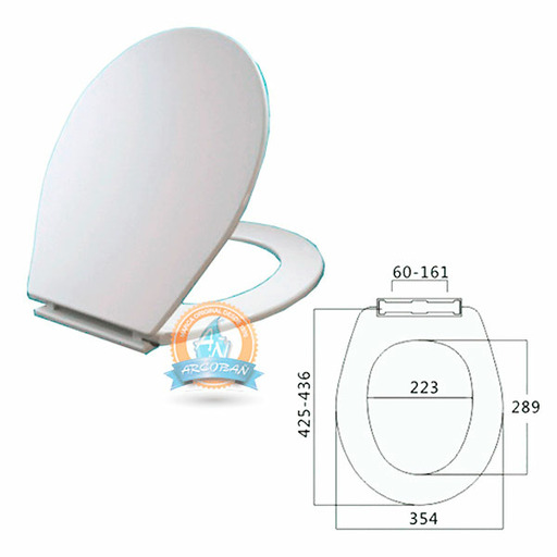 ASIENTO (tapa) INODORO MEDEL ARCOBAÑ