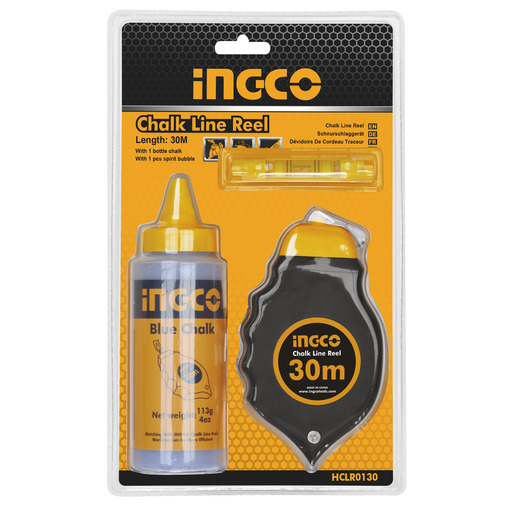 KIT TIRALINEAS TRAZADOR 30mt POLVO 113gr INGCO HCLR0130