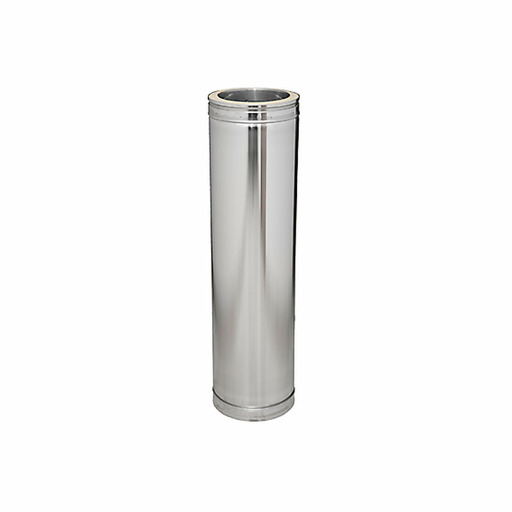 TUBO RECTO CORTO inox-316L-304 D/PARED Ø 100 - 270mm PELLETS DINAK