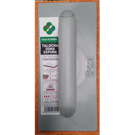 TALOCHA DE ESPUMA Textura Media 140mm x 280mm Esp 18mm R.P25N1XX29